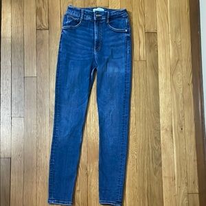 Zara Blue Skinny Jeans with Stretch